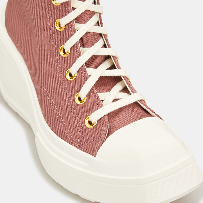 Converse Women's Chuck 70 De Luxe Platform Shoes Brown image number 5