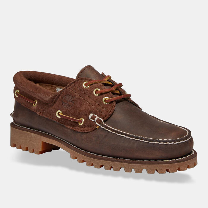 Timberland Men's Authentic Boat Shoes Brown Timberland Men's Authentic Boat Shoes Brown image number 1