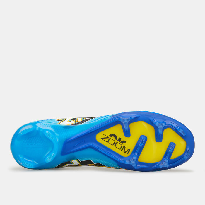 Nike Men's Zoom Mercurial Vapor 15 Elite KM Firm-Ground Football Shoe Blue Nike Men's Zoom Mercurial Vapor 15 Elite KM Firm-Ground Football Shoe Blue image number 4