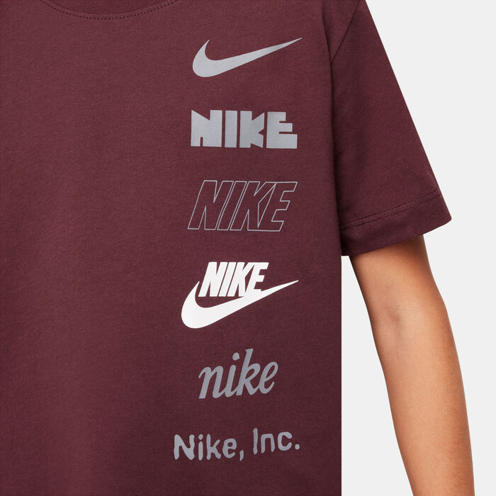 Nike Kids' Sportswear T-Shirt Maroon Nike Kids' Sportswear T-Shirt Maroon image number 4