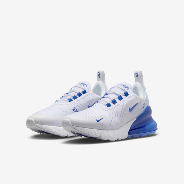 Nike Kids' Air Max 270 Shoes White image number 4