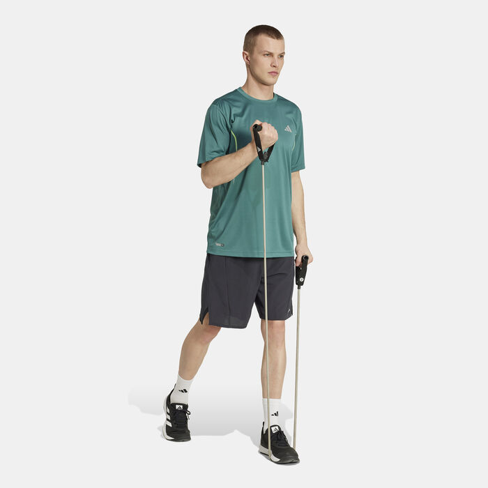 adidas Men's Tech Apparel Training T-Shirt Green adidas Men's Tech Apparel Training T-Shirt Green image number 2