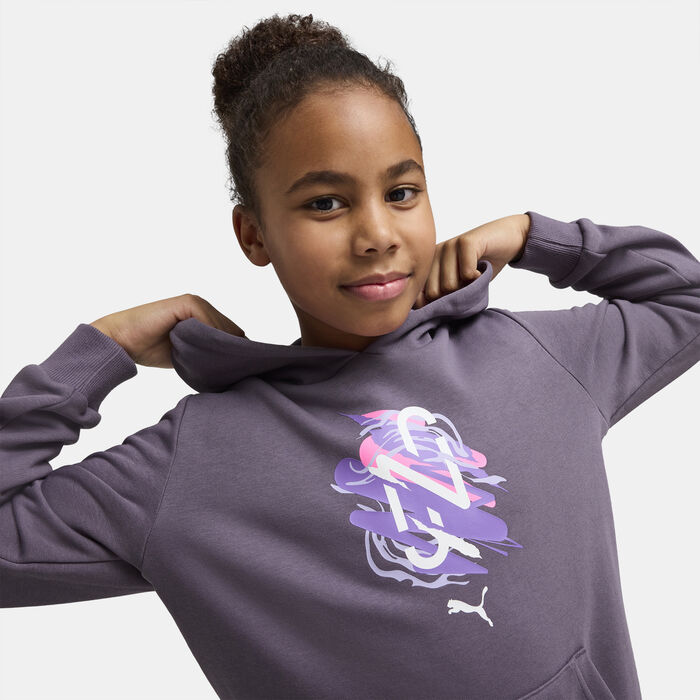 PUMA Kids' Neymar Jr. Creativity Hoodie Grey image number 3