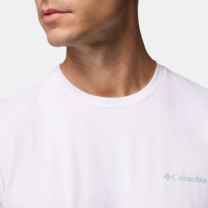 Columbia Men's Rapid Ridge Back Graphic T-Shirt White Columbia Men's Rapid Ridge Back Graphic T-Shirt White image number 3