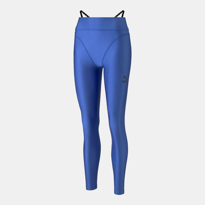 PUMA Women's Dare To Leggings Blue PUMA Women's Dare To Leggings Blue image number 0