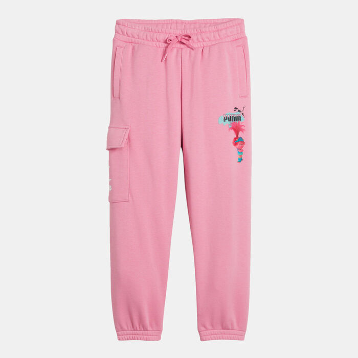 PUMA Kids' x Trolls Cargo Pants Pink PUMA Kids' x Trolls Cargo Pants Pink image number 0