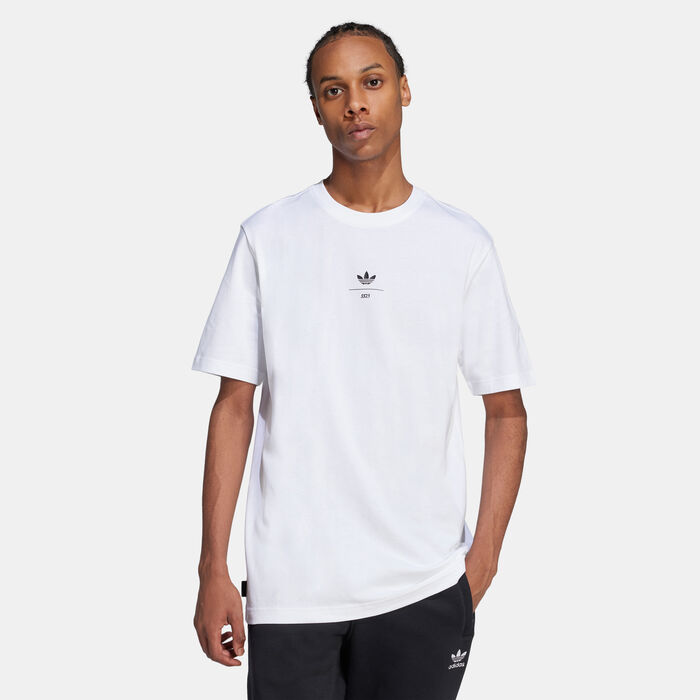 adidas Originals Men's Trefoil Series T-Shirt White adidas Originals Men's Trefoil Series T-Shirt White image number 0