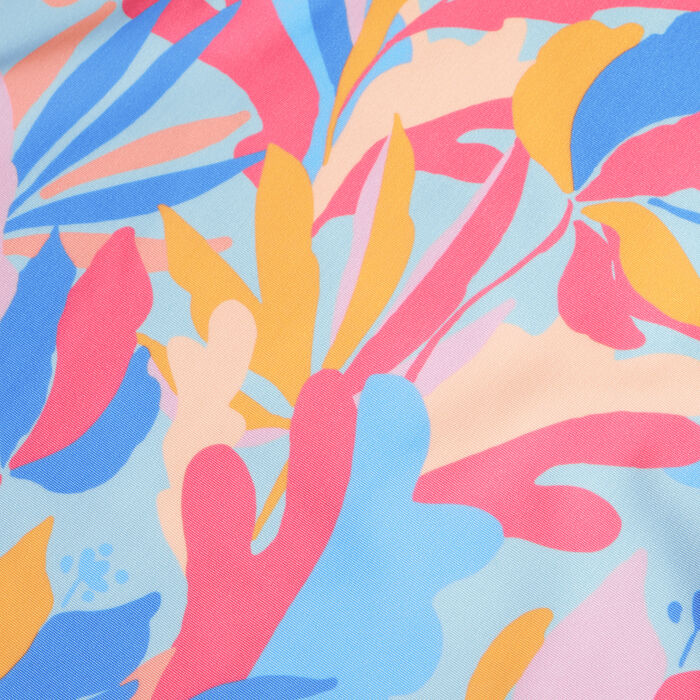 Speedo Kids' Printed Long Sleeve Swimming Rashguard Blue image number 4