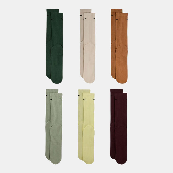 Nike Men's Everyday Plus Cushioned Training Crew Socks (6 Pairs) Multi-Color Nike Men's Everyday Plus Cushioned Training Crew Socks (6 Pairs) Multi-Color image number 1