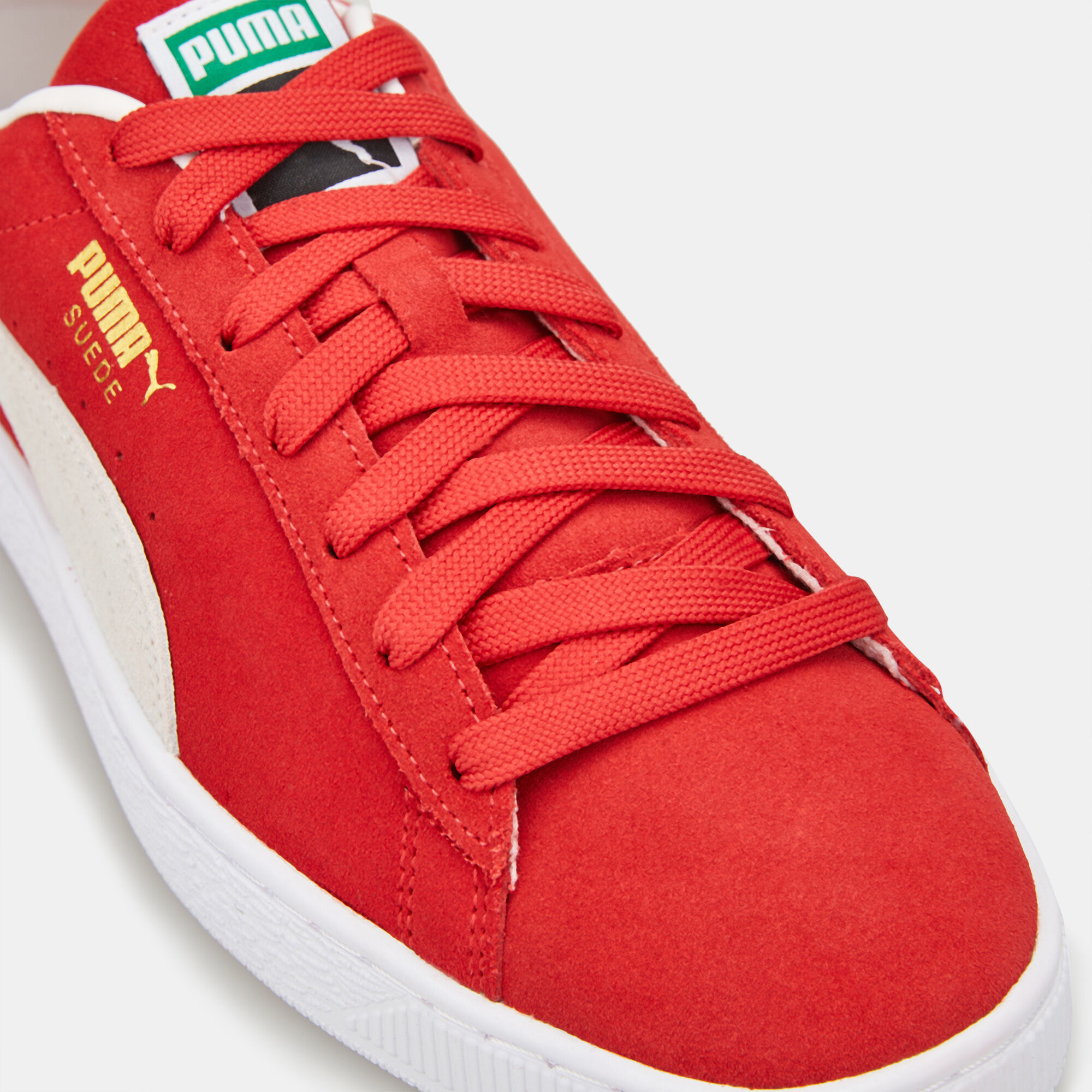 Puma suede classic red mens discount