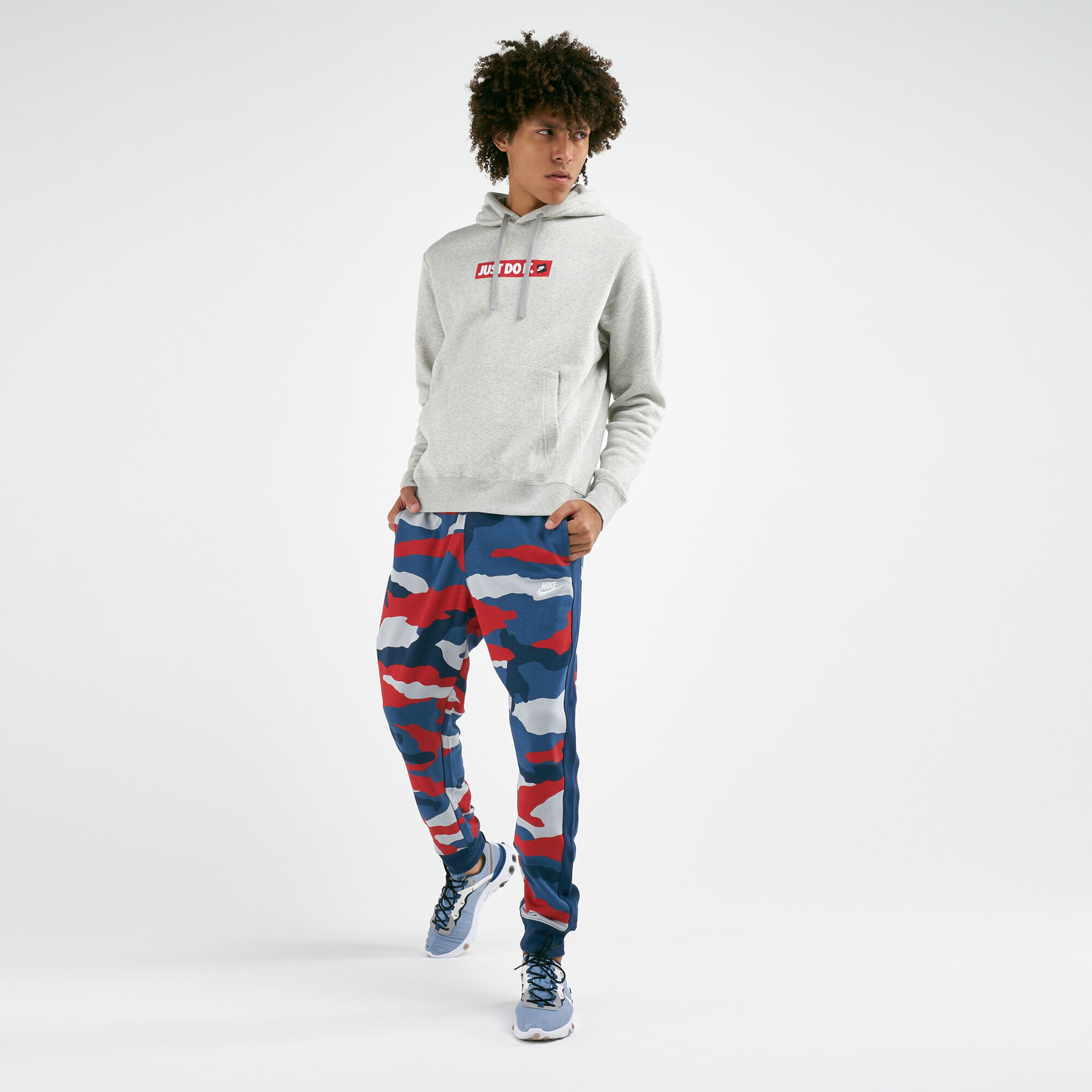 Nike blue camo shop joggers
