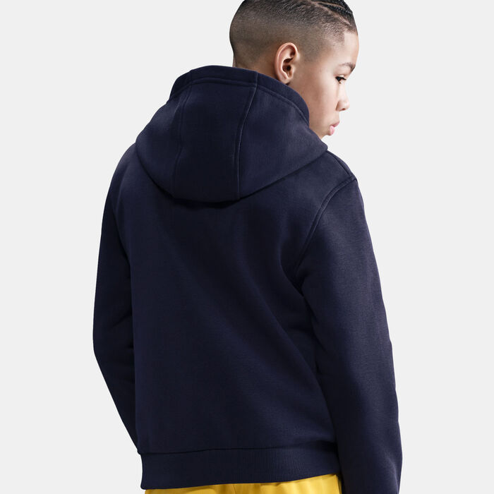 Nike Kids' Club Fleece Hoodie Blue Nike Kids' Club Fleece Hoodie Blue image number 5