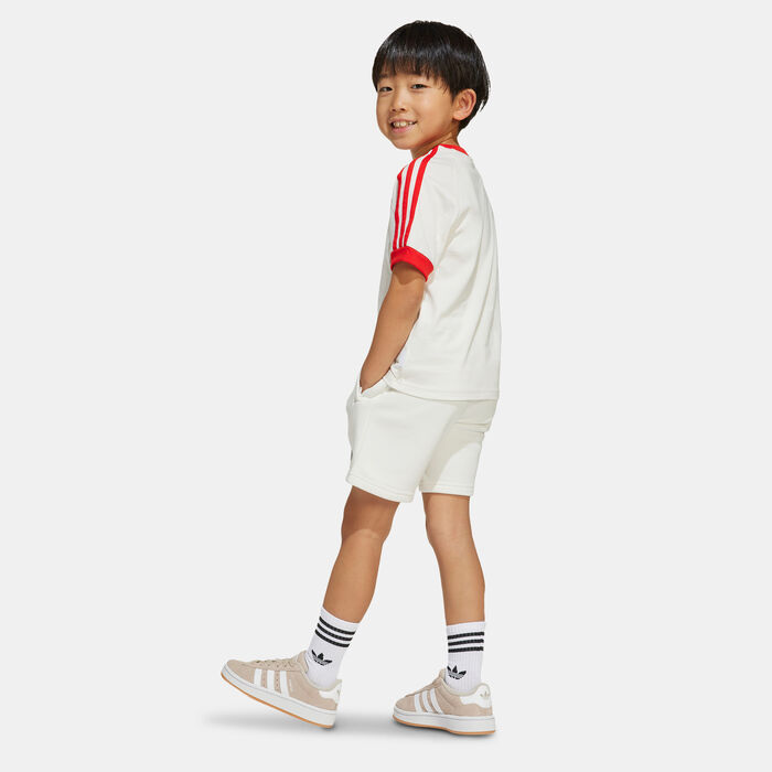 adidas Originals Kids' T-Shirt and Shorts Set White adidas Originals Kids' T-Shirt and Shorts Set White image number 1
