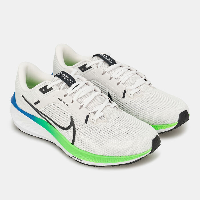 Nike Men's Air Zoom Pegasus 40 Road Running Shoes Ivory Nike Men's Air Zoom Pegasus 40 Road Running Shoes Ivory image number 2
