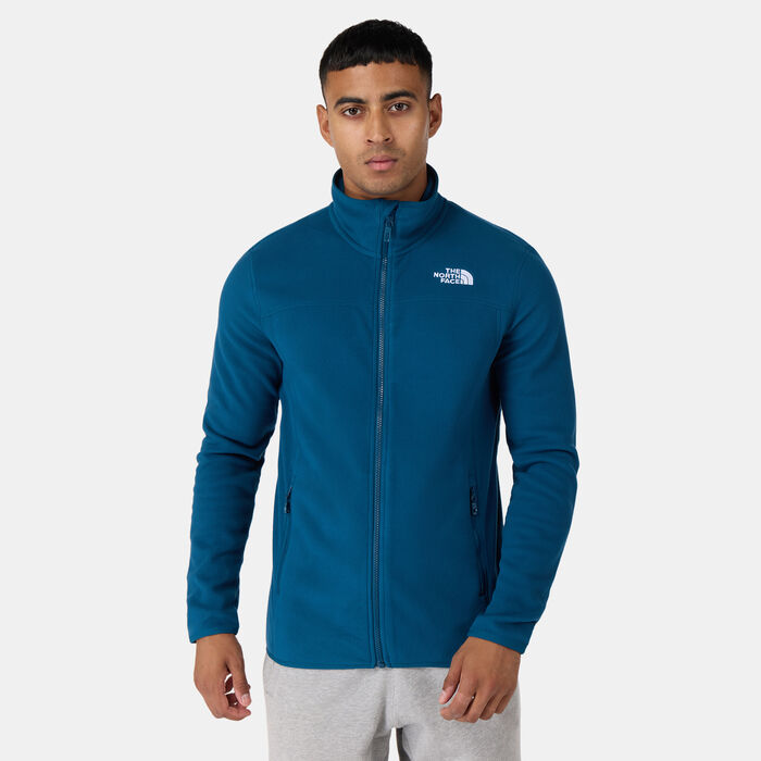 The North Face Men's 100 Glacier Fleece Full-Zip Jacket Green The North Face Men's 100 Glacier Fleece Full-Zip Jacket Green image number 0