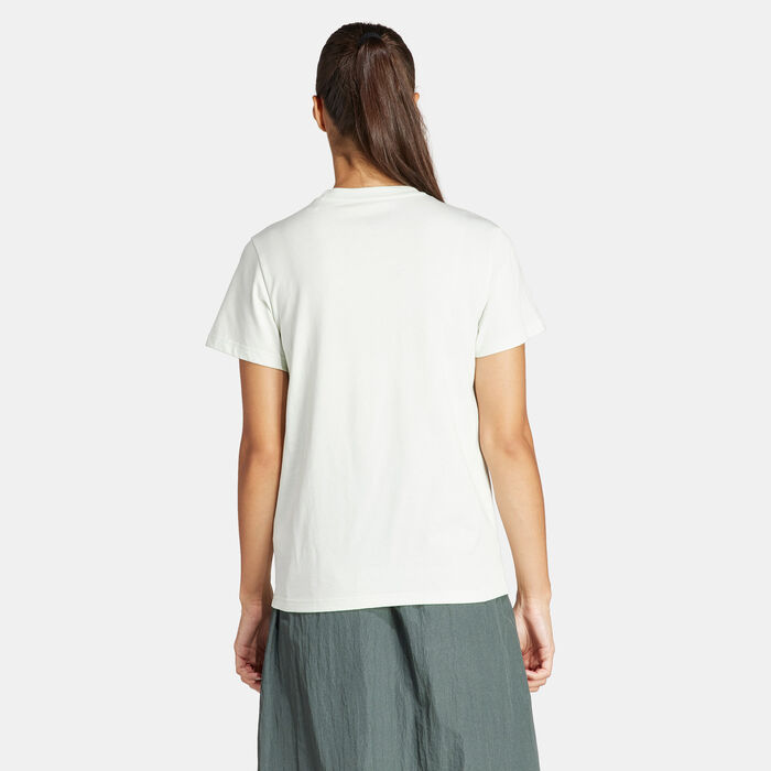 adidas Women's Metallic Graphic T-Shirt Green image number 1