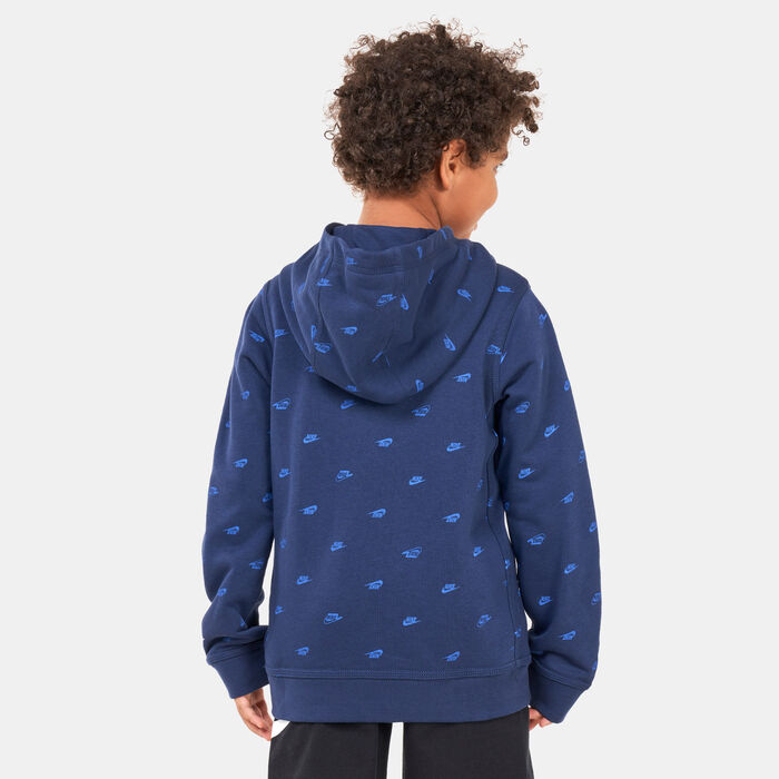 Nike Kids' Sportswear Club Fleece Pullover Hoodie (Older Kids) Blue image number 1
