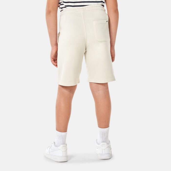Tommy Hilfiger Kids' Tonal Logo Embroidery Sweat Shorts White Tommy Hilfiger Kids' Tonal Logo Embroidery Sweat Shorts White image number 1