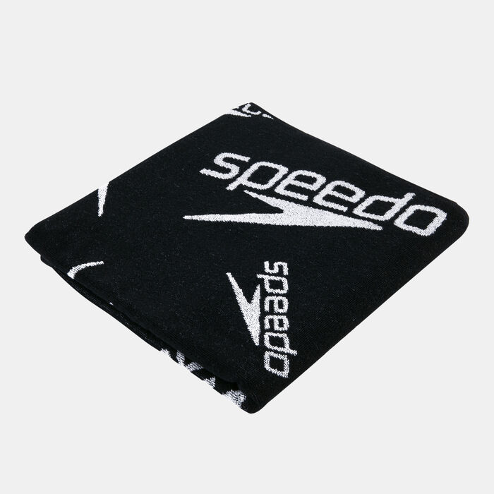 Buy Speedo BoomStar Allover Towel Black in KSA SSS