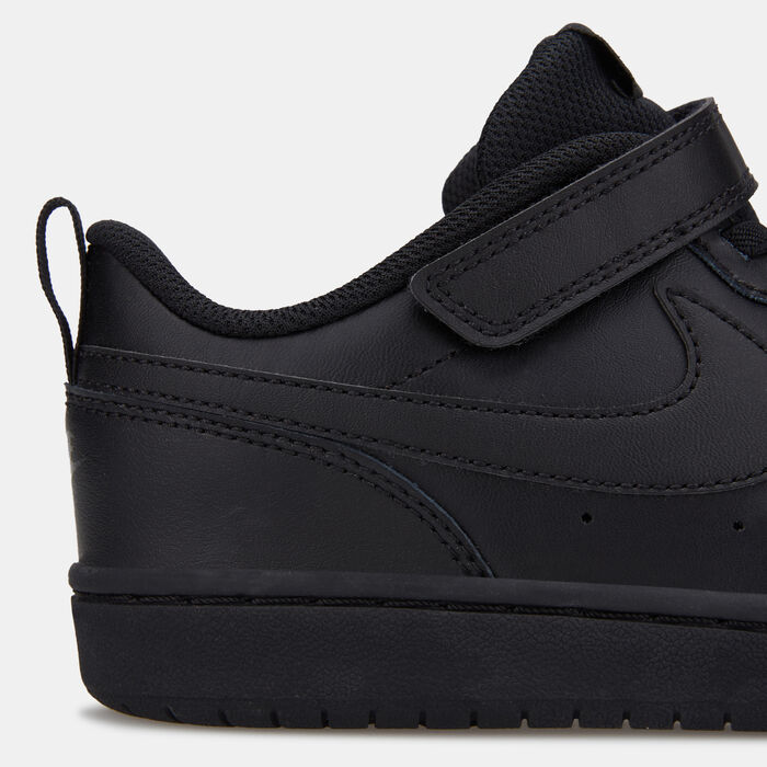 Nike Kids' Court Borough Low 2 Shoe (Younger Kids) Black image number 4