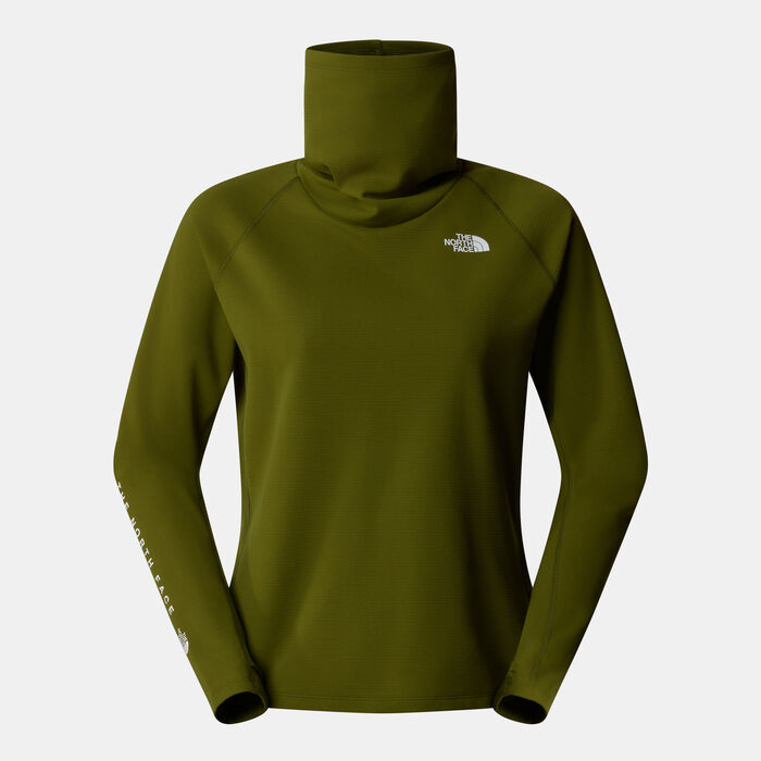 The North Face Women's Dragline Baselayer Top Green The North Face Women's Dragline Baselayer Top Green image number 0
