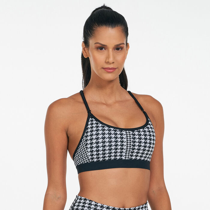 Nike Women's Dri-FIT Indy Icon Clash Sports Bra Red image number 0