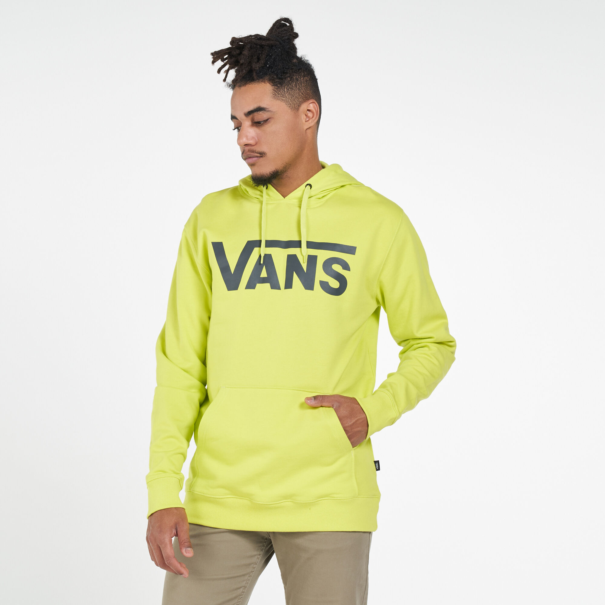 Vans green and yellow hoodie store