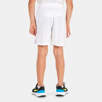 Nike Kids' Multi Dri-FIT Graphic Training Shorts White