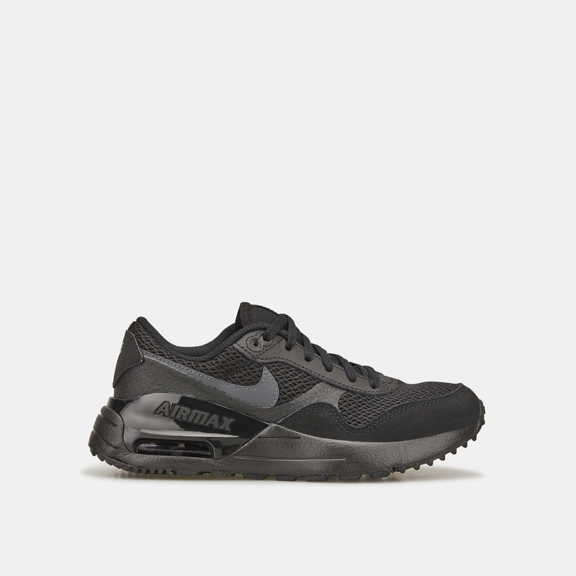 All black nike air max kids discount