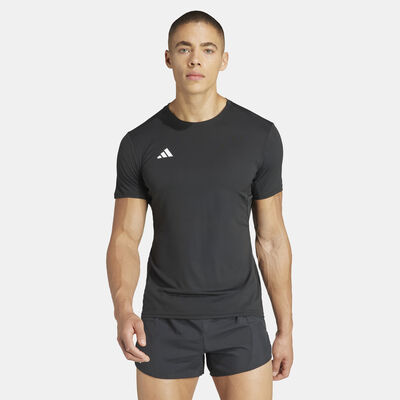 adidas Men's Adizero Essentials Running T-Shirt Black adidas Men's Adizero Essentials Running T-Shirt Black