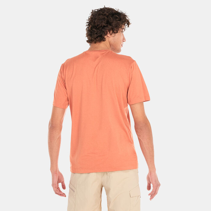 Columbia Men's Tech Trail™ T-Shirt Orange Columbia Men's Tech Trail™ T-Shirt Orange image number 1