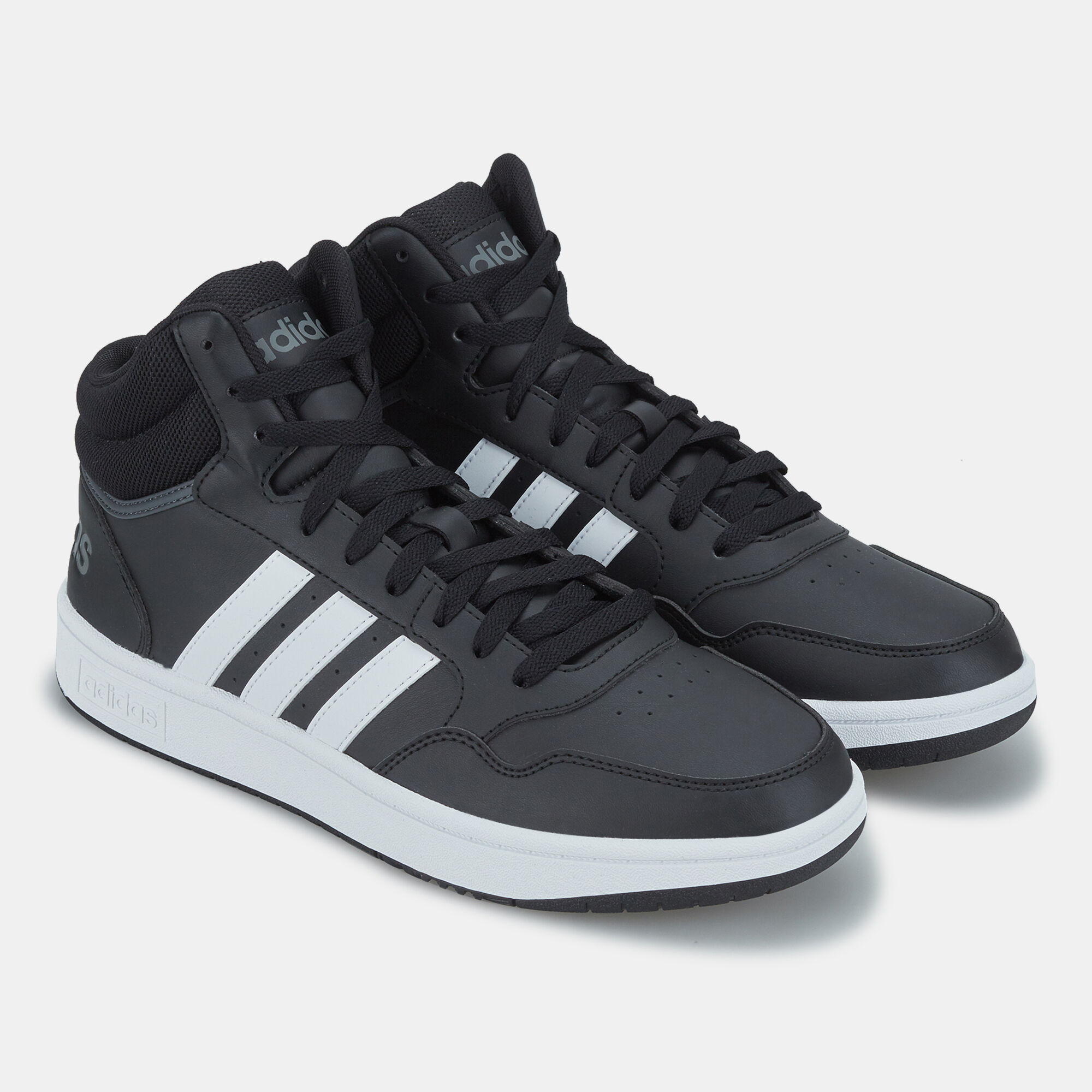 Men s Hoops 3.0 Mid Classic Vintage Shoe Black adidas in KSA SSS