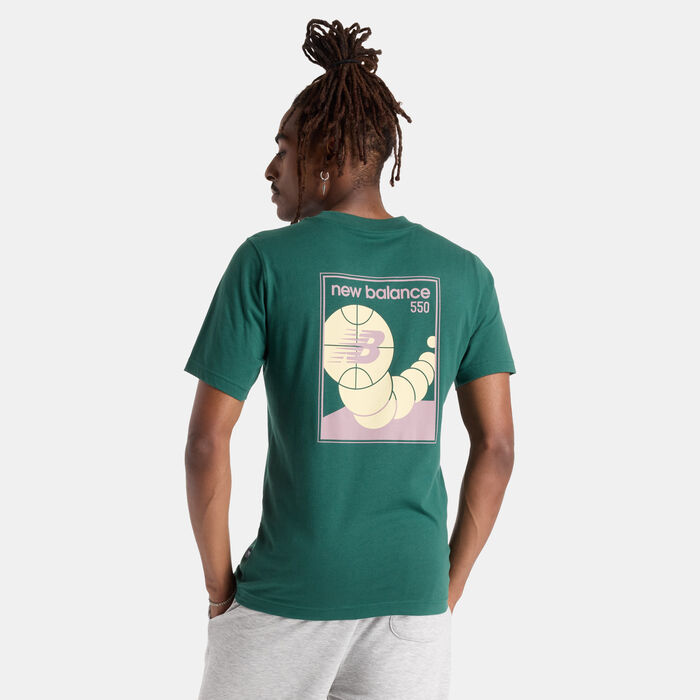 New Balance Men's New Balance 550 T-Shirt Green New Balance Men's New Balance 550 T-Shirt Green image number 1