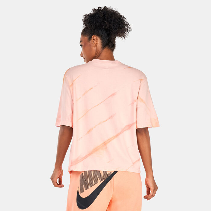 Nike Women's Sportswear Boxy T-Shirt Orange image number 1
