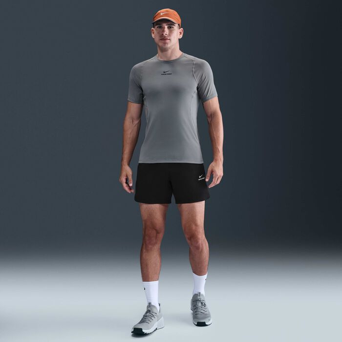 Nike Men's Pro Dri-FIT Training Top Grey Nike Men's Pro Dri-FIT Training Top Grey image number 3