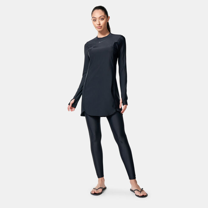 Nike Swim Women's Swim Victory Leggings Black image number 2