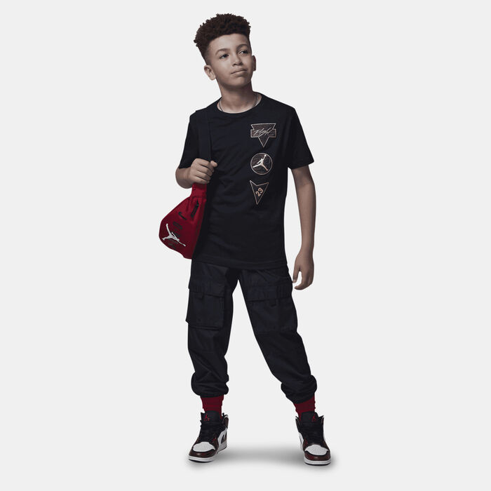 Jordan Kids' See Me Shine T-Shirt Black Jordan Kids' See Me Shine T-Shirt Black image number 2