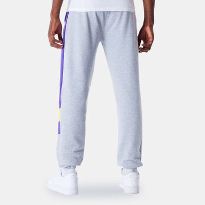 New Era Men's NBA Los Angeles Lakers Panel Sweatpants Grey