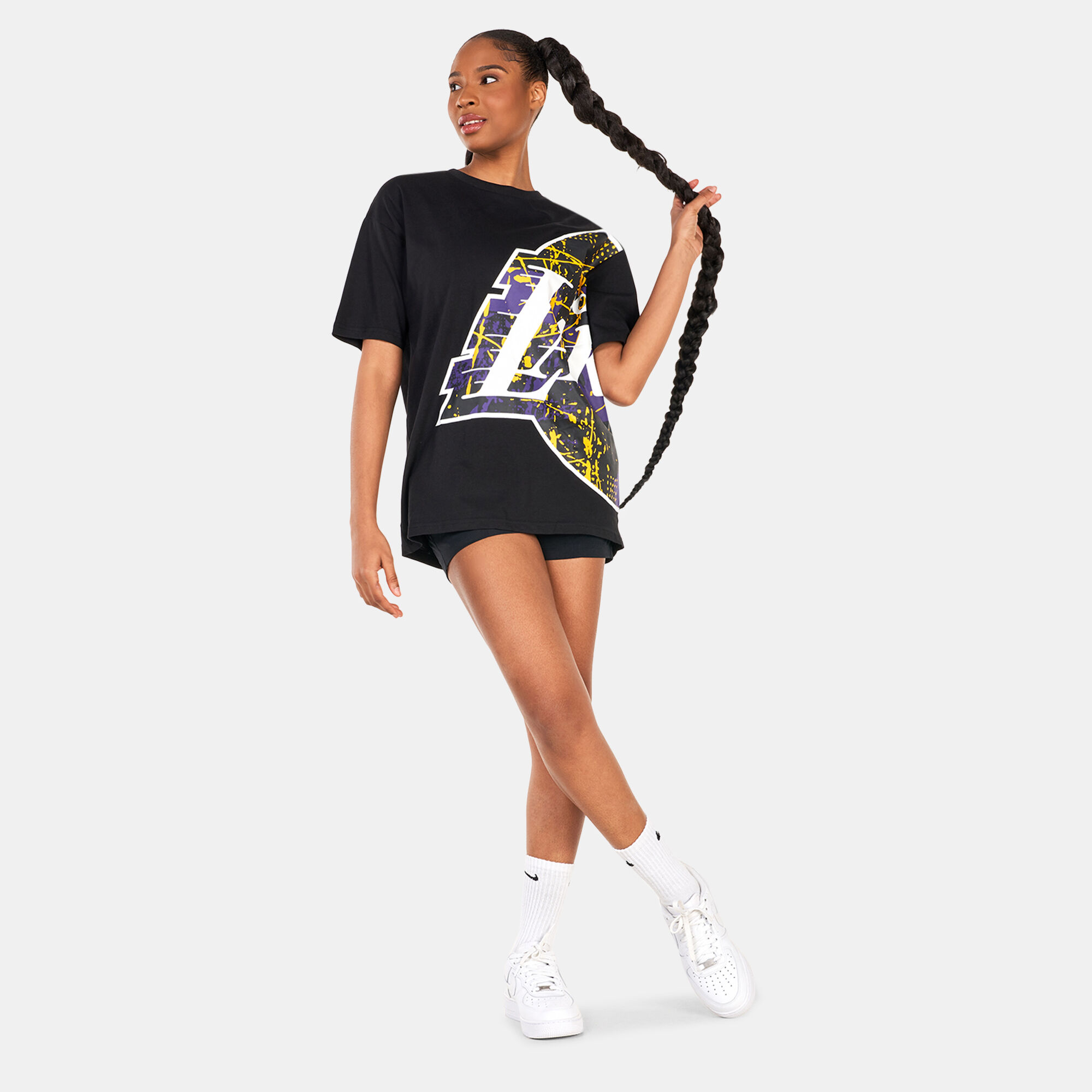 Lakers t shop shirt dress