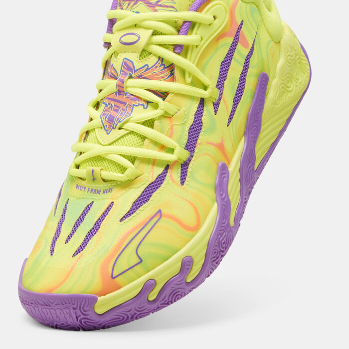 PUMA Men's MB.03 Basketball Shoes yellow PUMA Men's MB.03 Basketball Shoes yellow image number 4