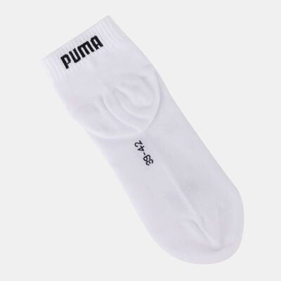 PUMA Plain Quarter Socks (3 Pairs) White PUMA Plain Quarter Socks (3 Pairs) White