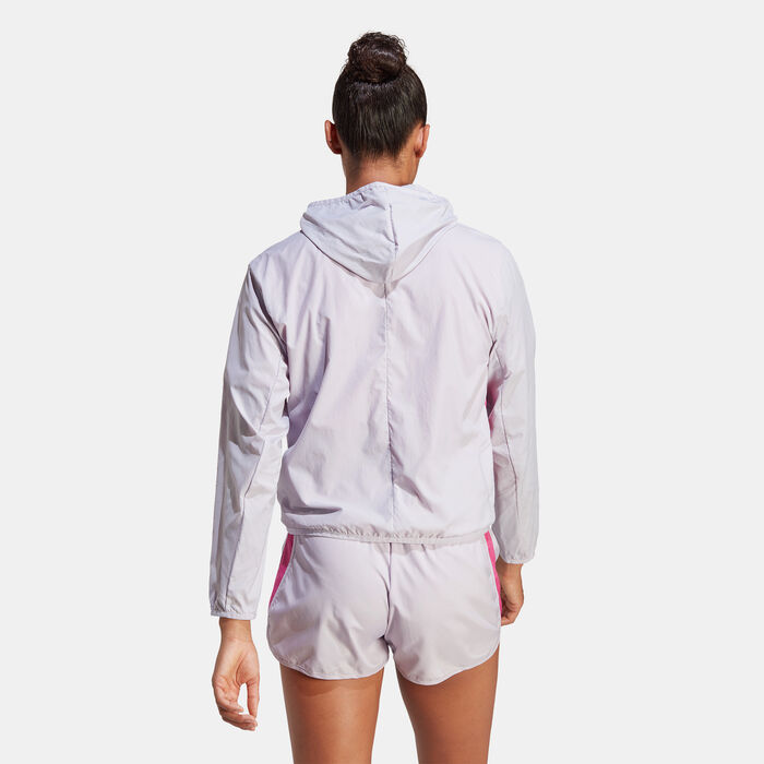 adidas Women's Run It Windbreaker Jacket Purple adidas Women's Run It Windbreaker Jacket Purple image number 2