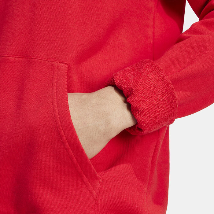 adidas Originals Men's Trefoil Essentials Hoodie Red image number 4