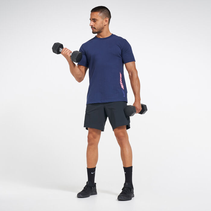 Nike Men's Dri-FIT PX T-Shirt Blue image number 2