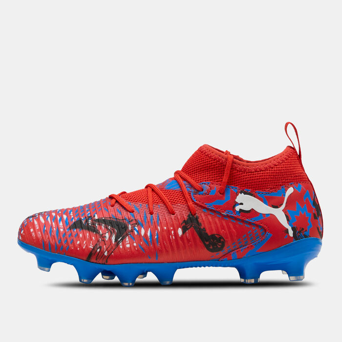PUMA Kids' FUTURE 8 MATCH PLAYMAKERS Firm Ground/Artificial Ground Football Shoes Red PUMA Kids' FUTURE 8 MATCH PLAYMAKERS Firm Ground/Artificial Ground Football Shoes Red image number 2