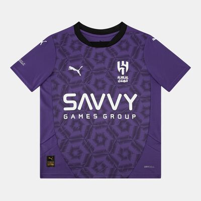 PUMA Kids' Al Hilal 24/25 Third Replica Football Jersey Purple