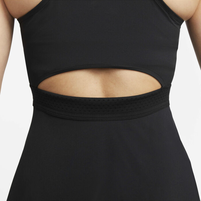 Nike Women's Dri-FIT Advantage Tennis Dress Black Nike Women's Dri-FIT Advantage Tennis Dress Black image number 4