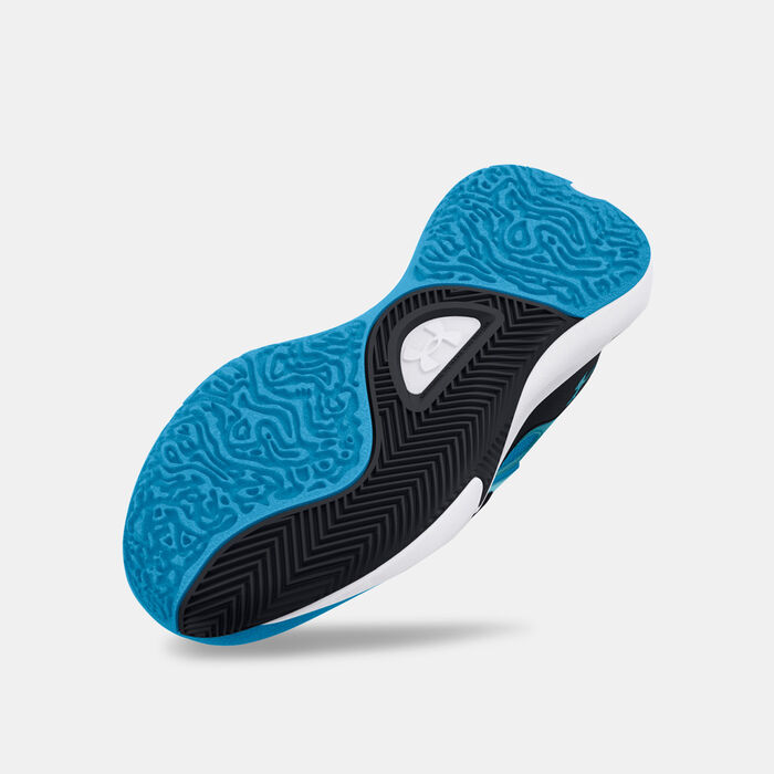 Under Armour Kids' UA Lockdown 6 Basketball Shoes (Older Kids) Blue Under Armour Kids' UA Lockdown 6 Basketball Shoes (Older Kids) Blue image number 2