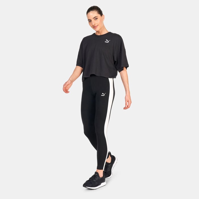 PUMA Women's Classics Oversized T-Shirt Black PUMA Women's Classics Oversized T-Shirt Black image number 2