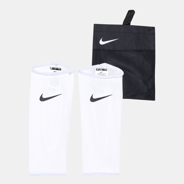 Nike Guard Lock Football Guard Sleeves (1 Pair) White Nike Guard Lock Football Guard Sleeves (1 Pair) White image number 0